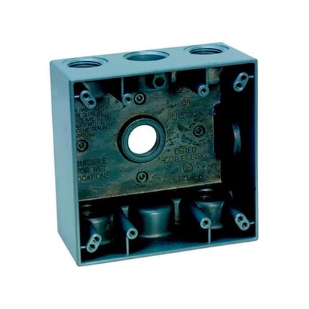 Sigma Electrical Box, Outlet Box Type, 2 Gangs 3460631
